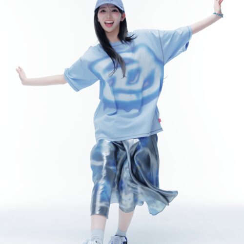 IS:SUEのNANOが着こなすDIESELのTシャツ