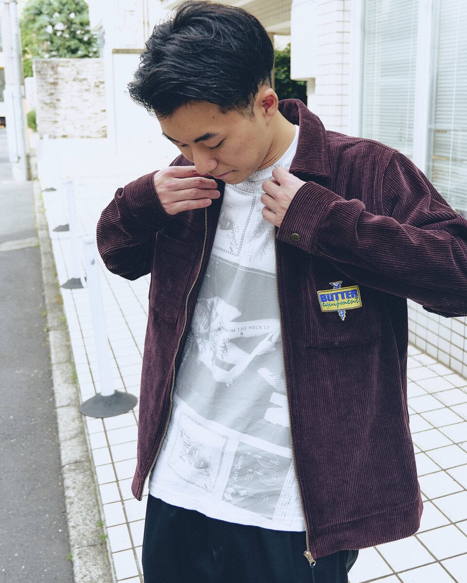 【20代スナップ@原宿】記念日を意識したカジュアルコーデはコーデュロイでキレイめに