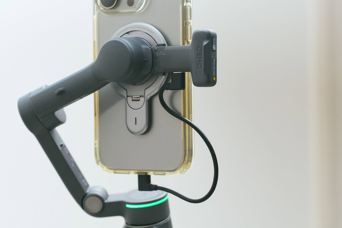 DJI Osmo Mobile 8Pからスマホにも給電可能