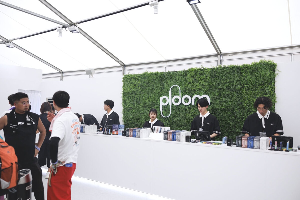 OSAKA GIGANTIC MUSIC FESTIVAL 2026 ジャイガ Ploom LOUNGE ploom aura デバイス販売 evo テイスティング