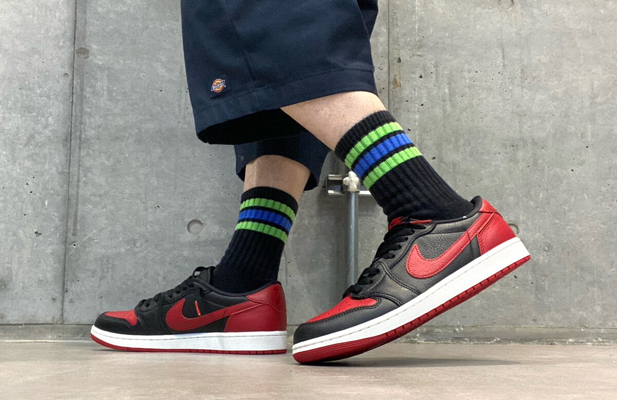 Nike(ナイキ)のエア ジョーダン 1 レトロ ロー OG "バーンド"
