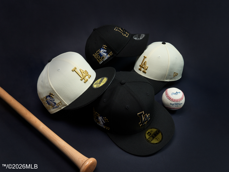 New Era®(ニューエラ)から、大谷翔平の3年連続MLB MVP受賞を称えるスペシャルキャップが登場。59FIFTY®と9FORTY™の全4種が、2026年7月16日(木)に発売される。