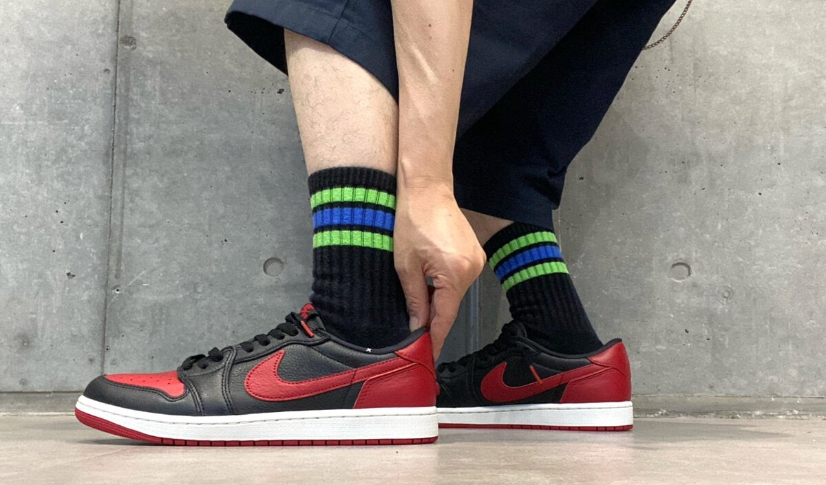 Nike(ナイキ)のエア ジョーダン 1 レトロ ロー OG "バーンド"