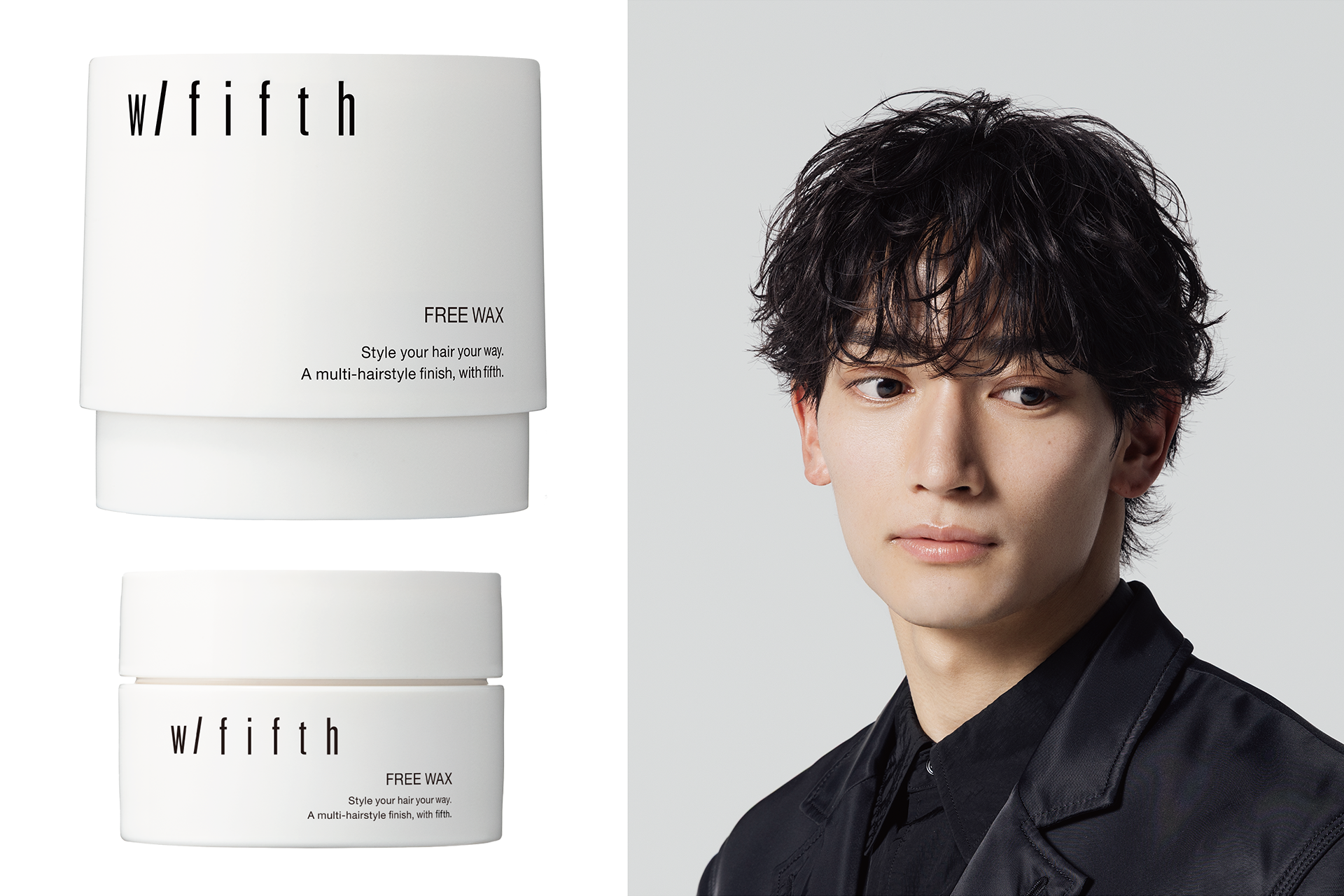 程よいセット力とツヤを備えた万能ワックス。ラフなスタイルからかっちりとしたスタイルまで、幅広い髪型に対応する。ワックスに慣れていない人でも手直ししやすく、失敗しにくい程よいテクスチャーも魅力。固めすぎず、柔らかさのあるパーマやくせ毛を活かしたスタイルにもおすすめ。