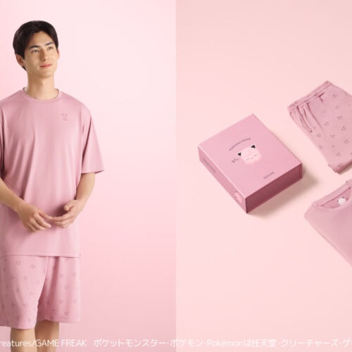 アイテムには、眠りに寄り添う落ち着いたカラーを採用。襟元の内側にはフルカラーのポケモンをワンポイントであしらい、表面には心地よい眠りを象徴するポケモンと“ZZZ”モチーフをデザインしている。