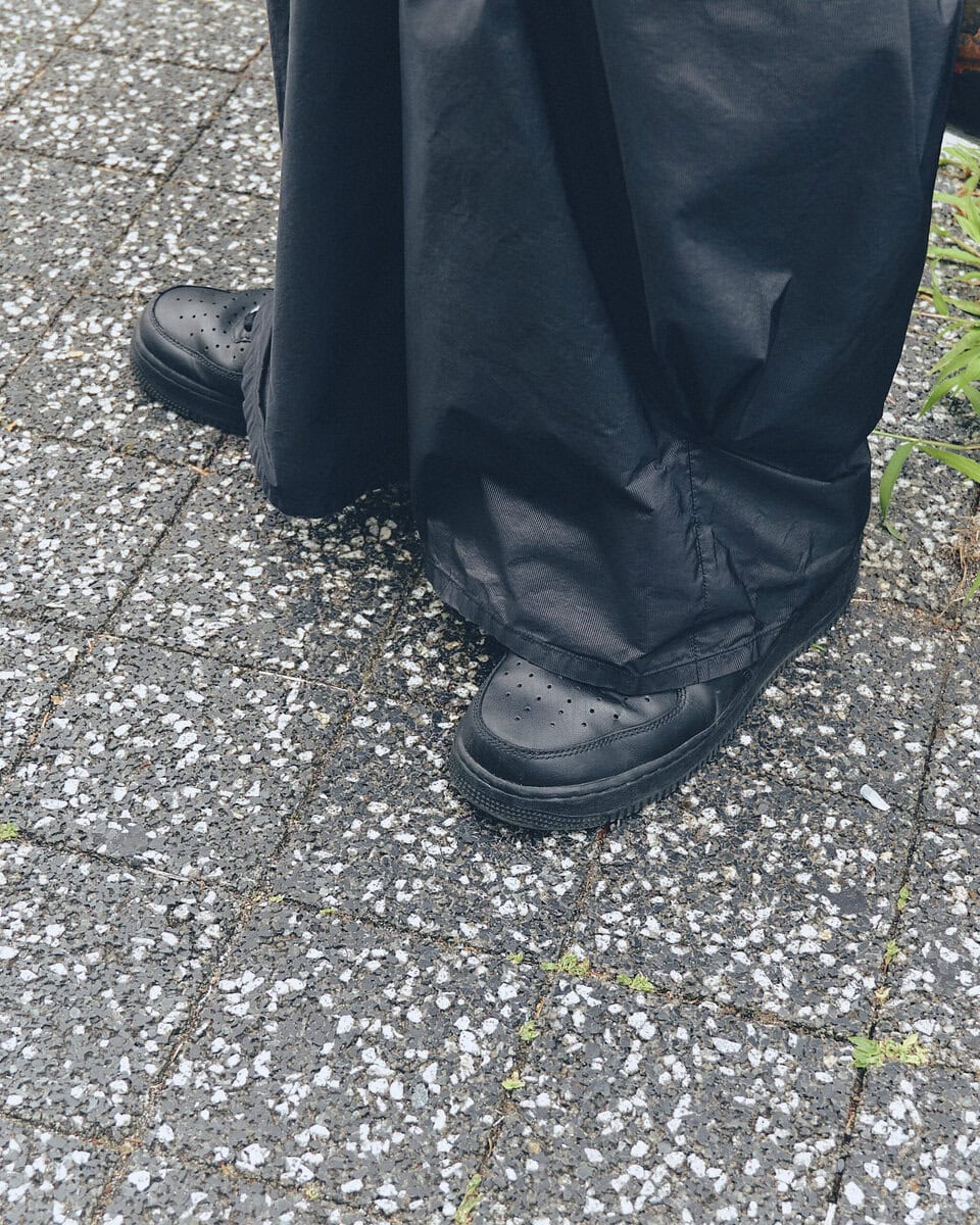 【20代スナップ@原宿】丈感とサイズ感を意識したAラインシルエットが今っぽい