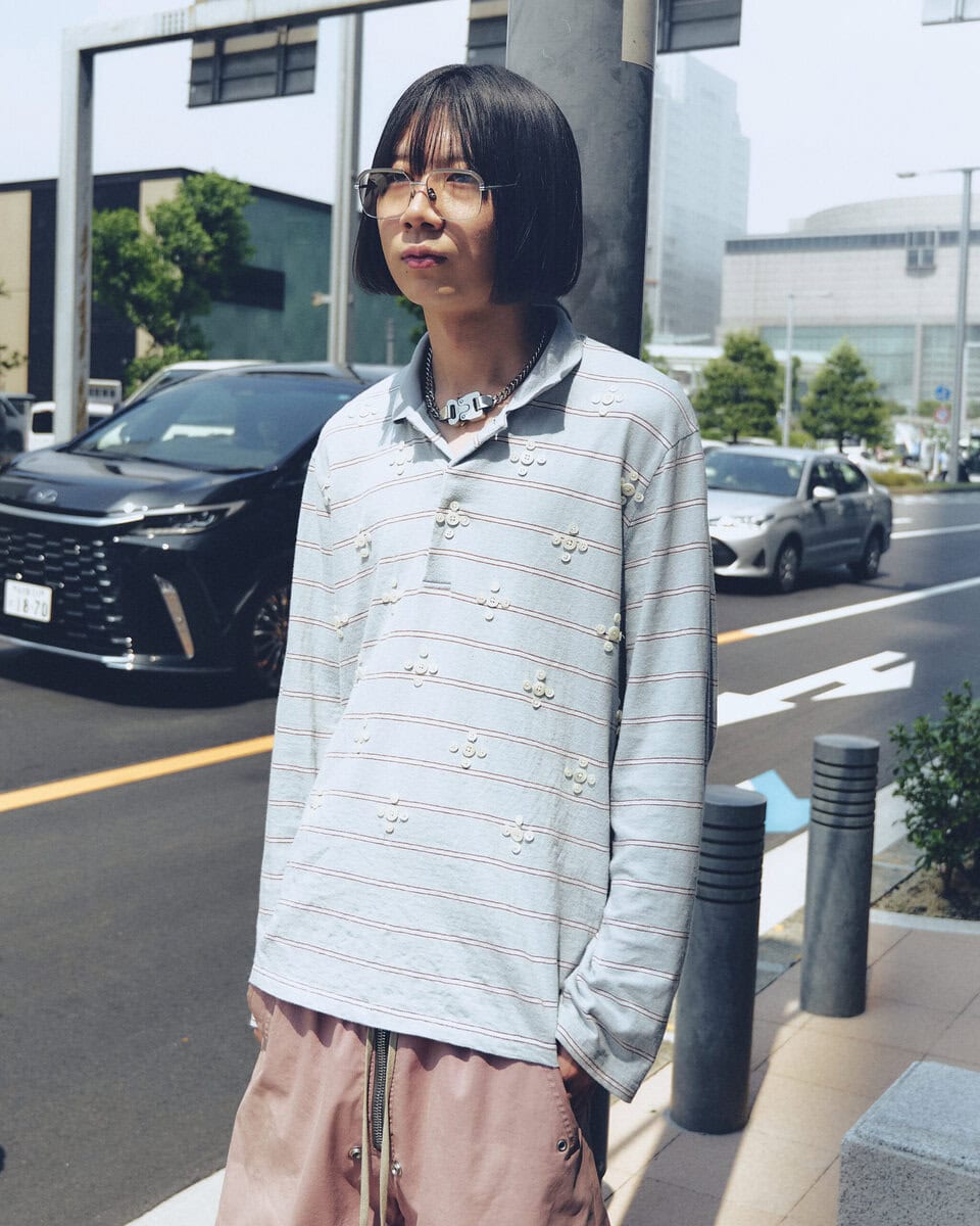 【20代スナップ@名古屋】リック・オウエンスのボトムス&シューズに視線集中