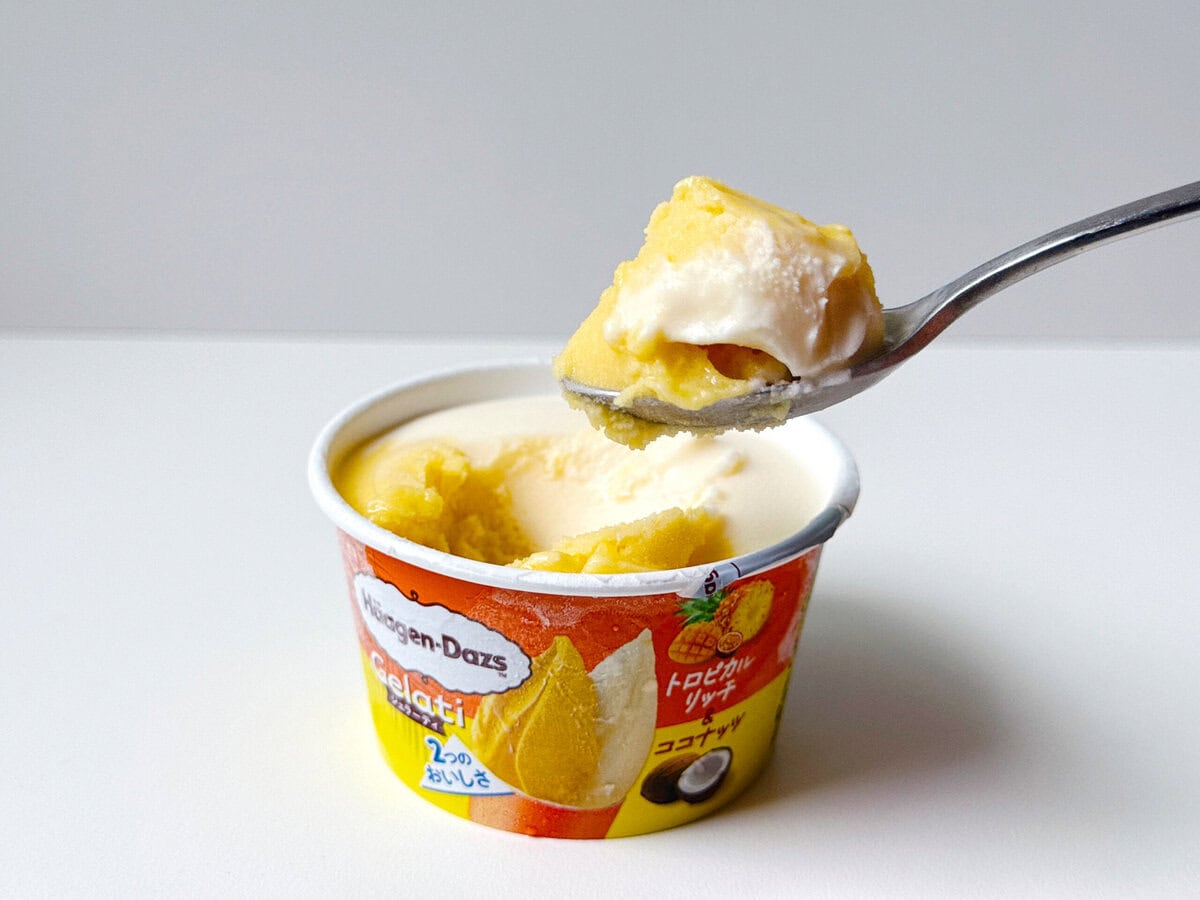 ハーゲンダッツ ミニカップ Gelati トロピカルリッチ&ココナッツ