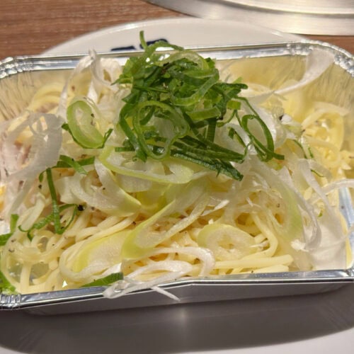 ちょこっとねぎ塩焼きそば
