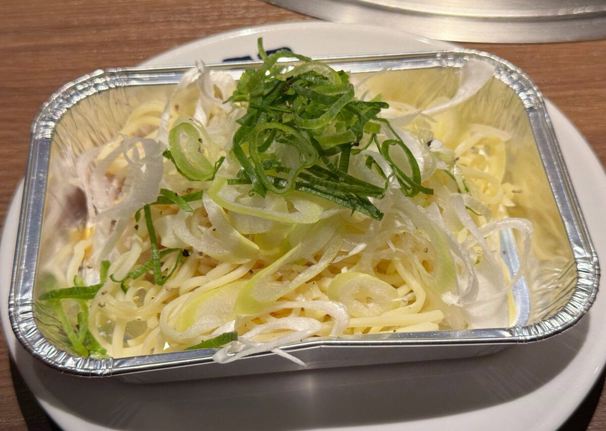 ちょこっとねぎ塩焼きそば