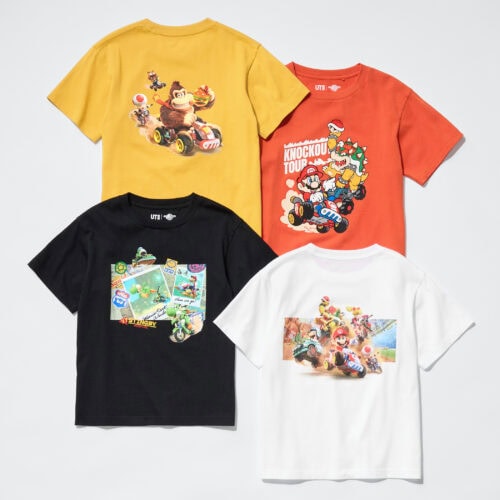 ユニクロ「UT」と『マリオカート ワールド』が初コラボ! 大人も子どもも欲しい全12アイテムが登場