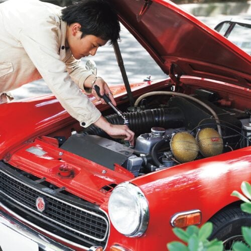 大学生・田中 玲さんの愛車 MG Midget Mk IV［MGミジェット マーク4］