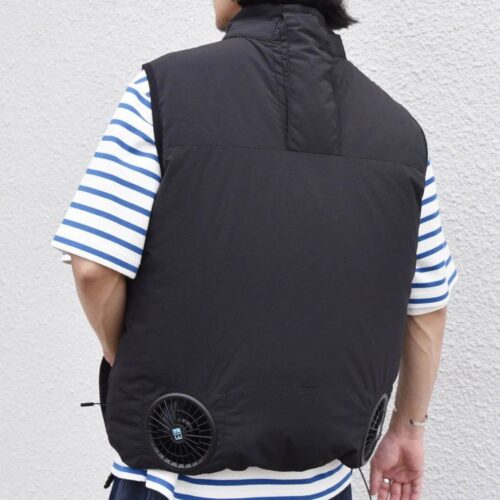 【売り切れ注意】大ヒットしたSHIPS anyのファン付きベストが進化！猛暑の街着に使える「Air-Flow Vest」
