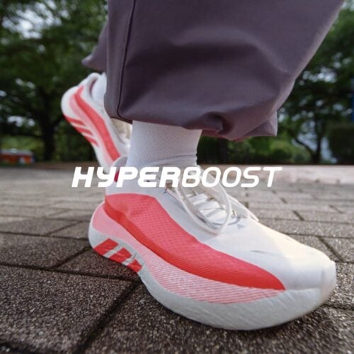 アディダス新作「HYPERBOOST」は高クッションが魅力!弾むような履き心地でランニングがもっと楽しく