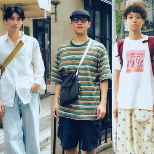 【渋谷・原宿で街頭調査】Tシャツ、ビーサン、水色アクセント…洒落者7人の夏リアルコーデ