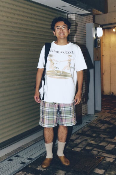【20代スナップ@下北沢】夏は一枚で絶対主役を張れるTシャツで主張すべし!