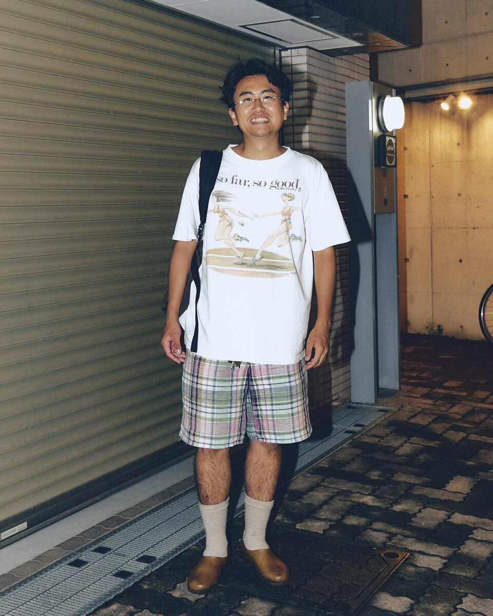 【20代スナップ@下北沢】夏は一枚で絶対主役を張れるTシャツで主張すべし!
