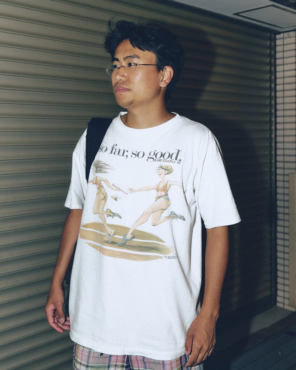【20代スナップ@下北沢】夏は一枚で絶対主役を張れるTシャツで主張すべし!