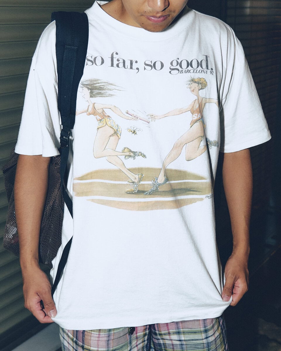 【20代スナップ@下北沢】夏は一枚で絶対主役を張れるTシャツで主張すべし!