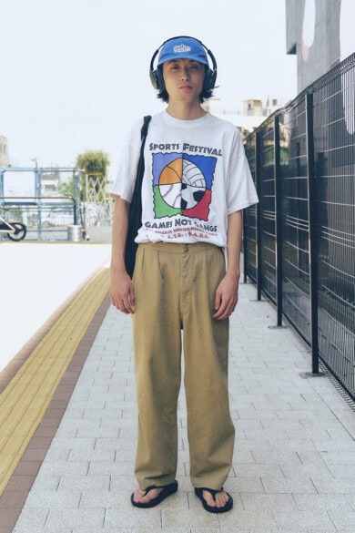 【20代スナップ@下北沢】夏は「涼しい感じ」のコーデが一番!“ダイソーづかい”も上手