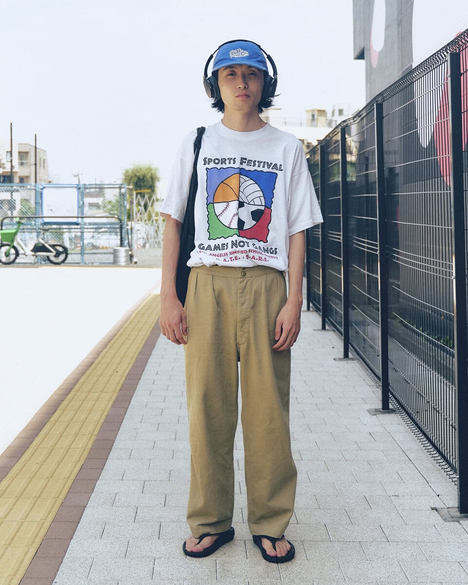 【20代スナップ@下北沢】夏は「涼しい感じ」のコーデが一番!“ダイソーづかい”も上手