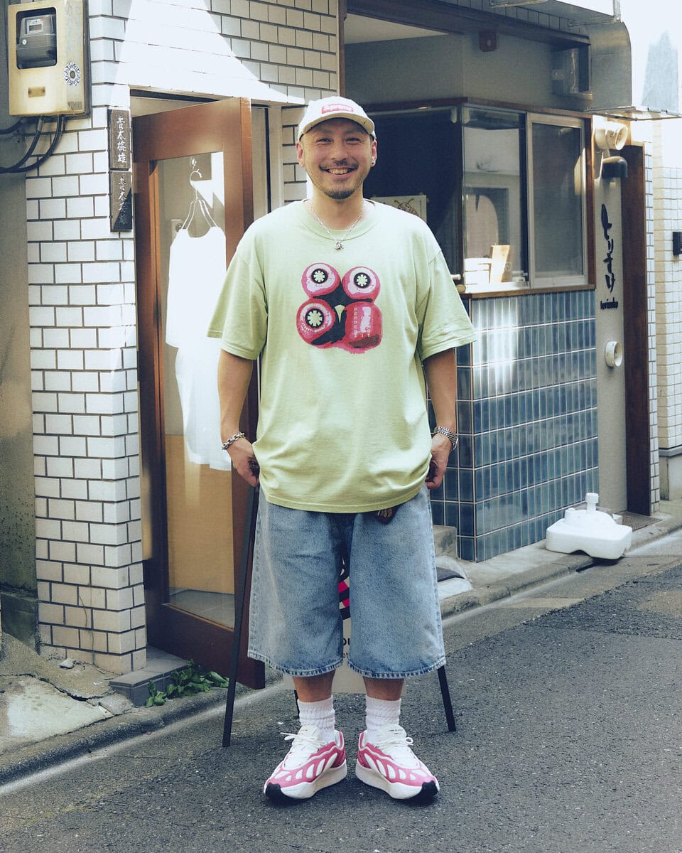 【スナップ@高円寺】ナイキ×コム・デ・ギャルソン・オム・プリュスのコラボスニーカーが存在感大