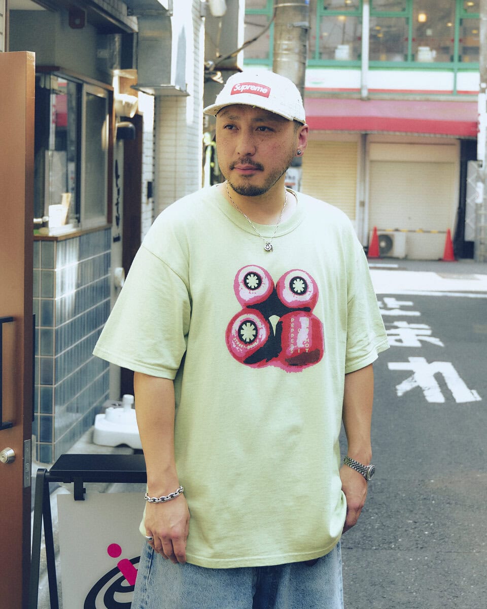 【スナップ@高円寺】ナイキ×コム・デ・ギャルソン・オム・プリュスのコラボスニーカーが存在感大
