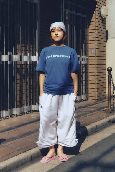 【20代スナップ@高円寺】足元はビーサン、頭はバンダナで夏っぽく