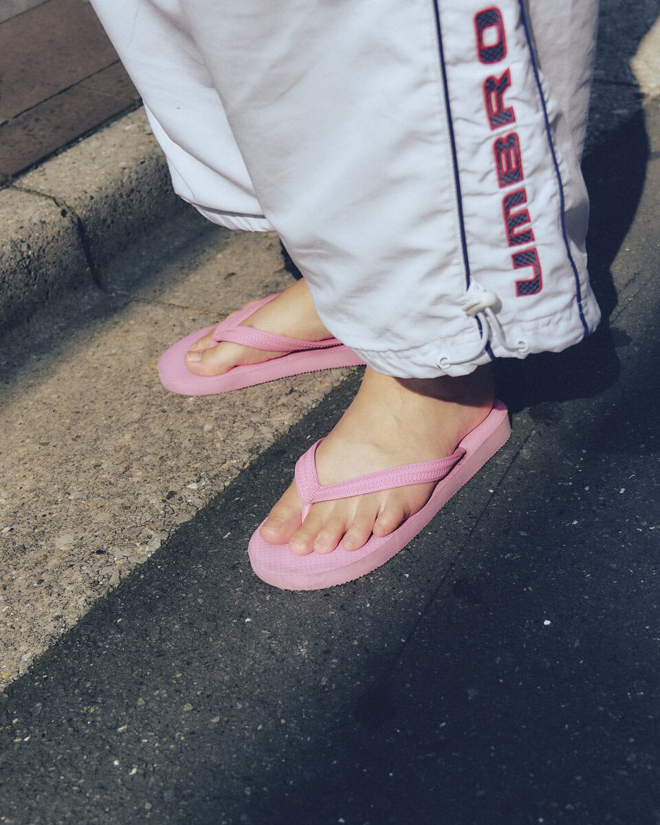 【20代スナップ@高円寺】足元はビーサン、頭はバンダナで夏っぽく