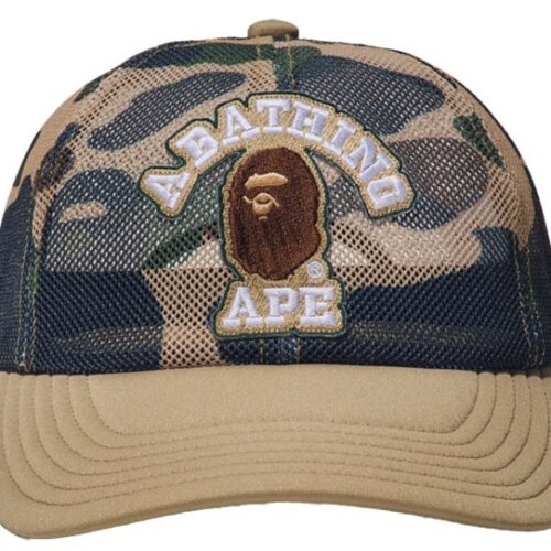 1ST CAMO COLLEGE PATCHED MESH CAP