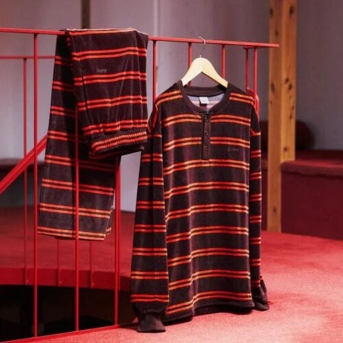 【ヘンリーネックの傑作】ヘルスニット新素材「CLASSIC VELOR BORDER」発売!シルキーな肌触りとヴィンテージ感が融合