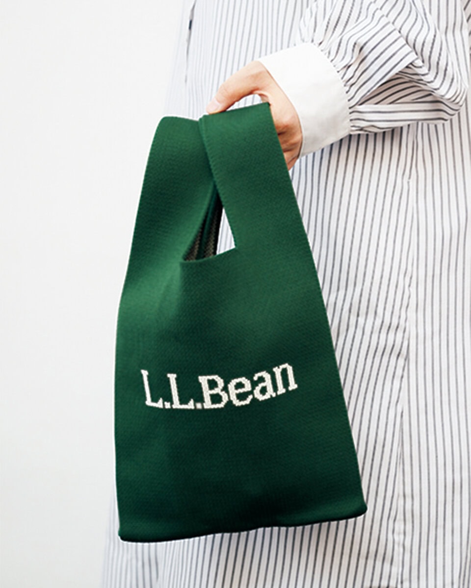 L.L.Bean(エルエルビーン)のニットバッグとポーチ:9/18発売リンネル2026年11月号付録