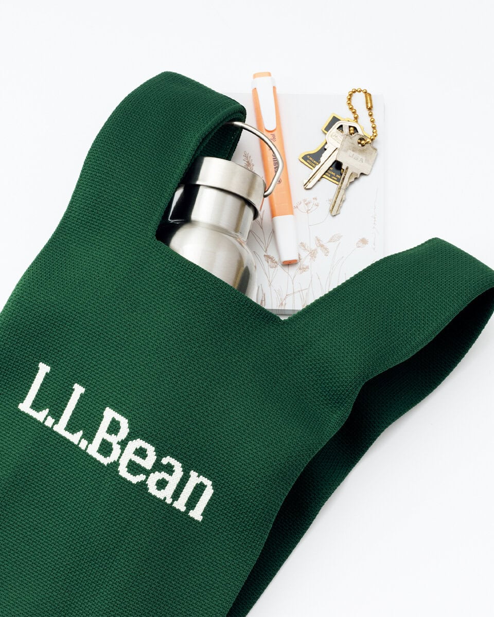 L.L.Bean(エルエルビーン)のニットバッグとポーチ:9/18発売リンネル2026年11月号付録