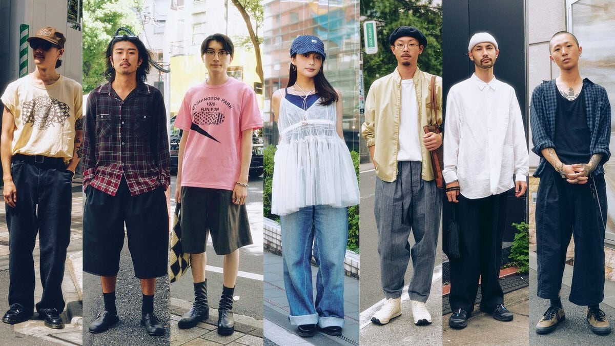 【原宿・渋谷スナップ】黒で締めるシャツの着こなしからピンクT、バレリーナ風トップスまで!おしゃれ20代・30代のリアル1週間コーデ