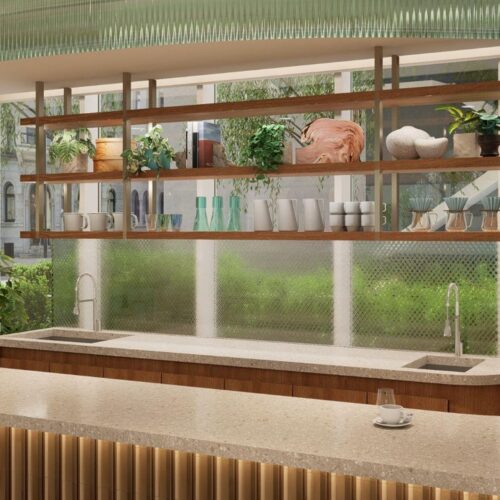 IQOS フラッグシップ 銀座 1階 カフェバー 国際スペシャルティコーヒー鑑定士の岩崎泰三さんが監修したコーヒーなどを提供