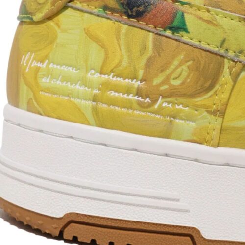 【BAPE®×ゴッホ美術館】話題の限定コラボ第2弾!『ひまわり』に続き『花咲くアーモンドの木の枝』スニーカー&BE@RBRICKが登場