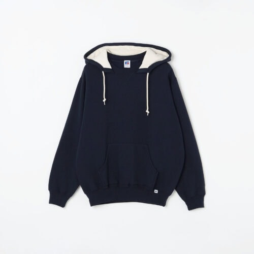 【SHIPS any 別注】RUSSELL ATHLETIC ワンポイントロゴ裏起毛プルオーバーフーディー ¥13,200