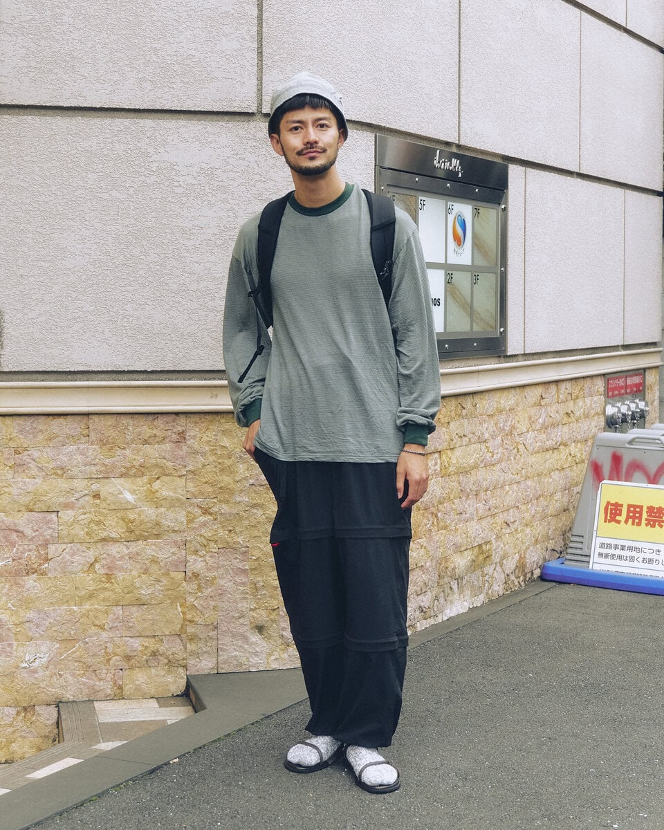 【30代スナップ@原宿】快適に過ごすならメリノウールのトップス一択!