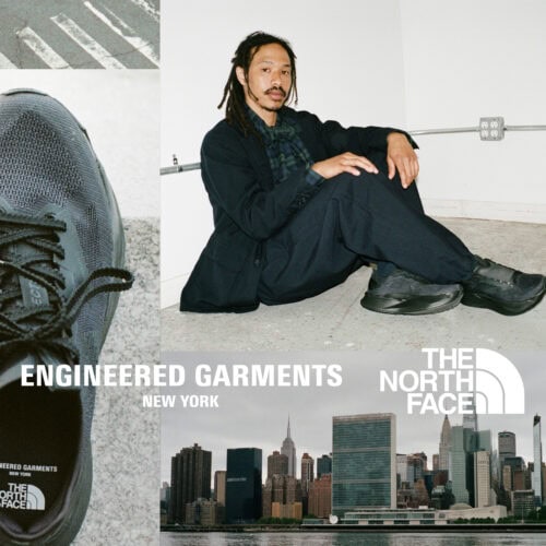 THE NORTH FACE（ザ・ノース・フェイス）が、ENGINEERED GARMENTS（エンジニアド ガーメンツ）とのコラボレーションモデル「VECTIV Forward EG（ベクティブ フォワード イージー）」を2026年9月12日（土）より発売。ランニング由来のテクノロジーに、ENGINEERED GARMENTSならではのデザインアプローチを融合した一足となっている。