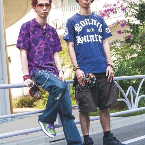 東京を拠点に活動するクリエイティブクルー・COMETのYAMEPI©︎さんとTAKERUさんの私物スニーカー&コーディネイト