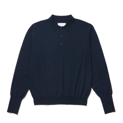 ニットポロ L/S ¥24,200
