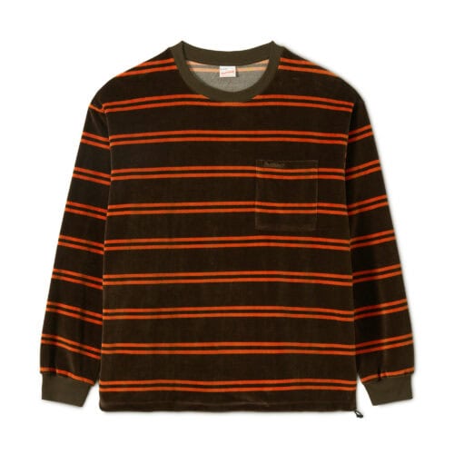 CLASSIC VELOR BORDER CREW NECK LONG SLEEVE ¥8,360