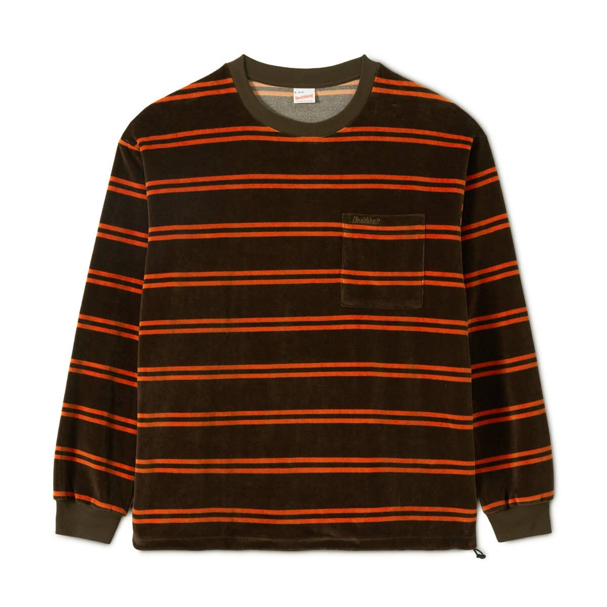CLASSIC VELOR BORDER CREW NECK LONG SLEEVE ¥8,360