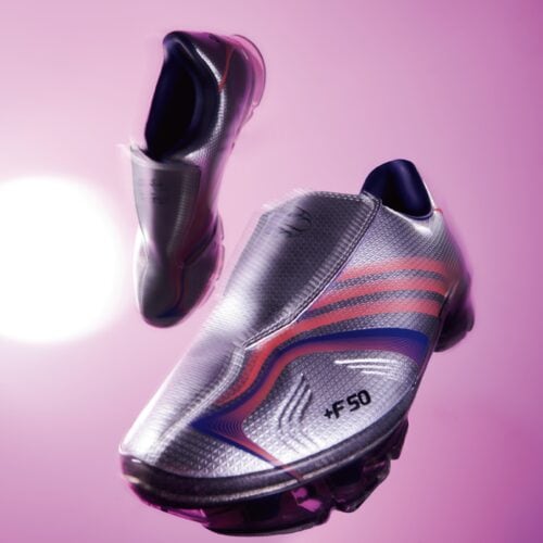 adidas Originals［アディダス オリジナルス］のメタリックスニーカー（ADIDAS F50 ADIFRAME）