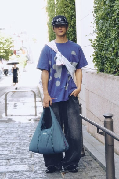 【10代スナップ@原宿】“シティ感”を意識したサイジングとアイテム選び