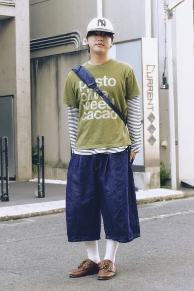 【20代スナップ@原宿】身長に合ったシルエットとスタイリングを意識