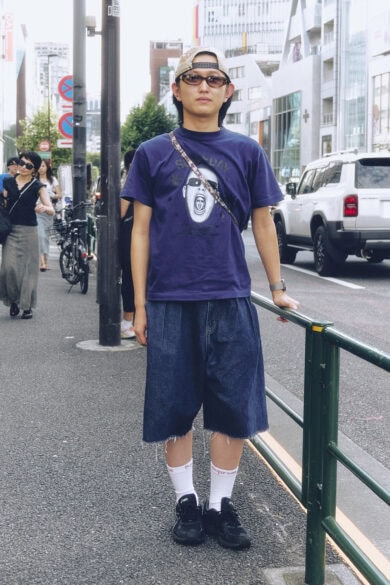 【20代スナップ@原宿】パンツから逆算したアイテムセレクトとスタイリングが光る