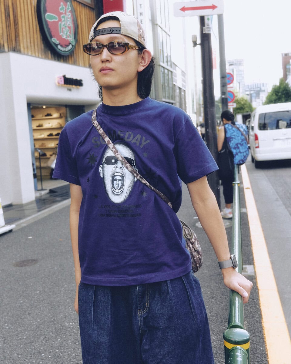【20代スナップ＠原宿】パンツから逆算したアイテムセレクトとスタイリングが光る