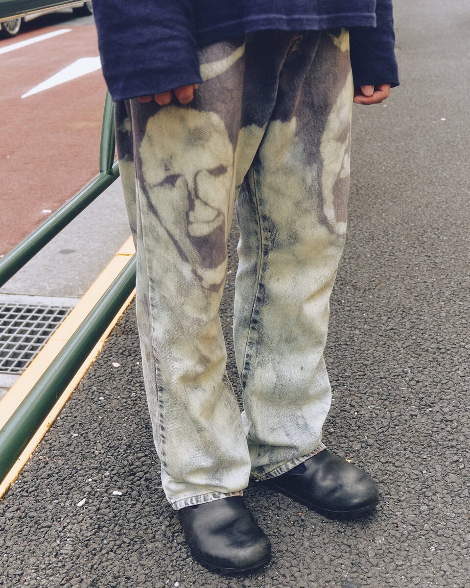 【20代スナップ@原宿】自らリメイクした「リーバイス517」が絶対主役級!