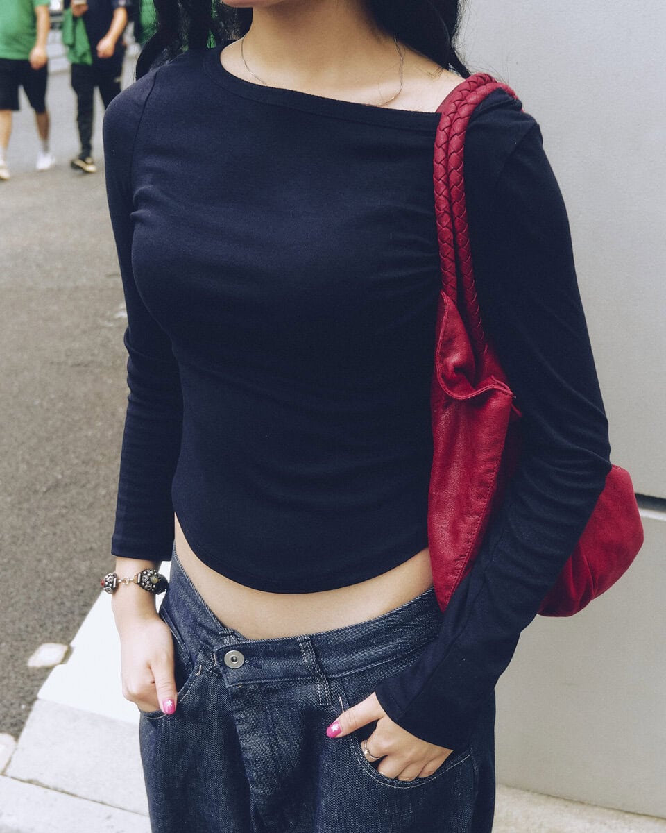 【20代スナップ@原宿】シンプルだからこそ「キレイに収まるよう」に意識